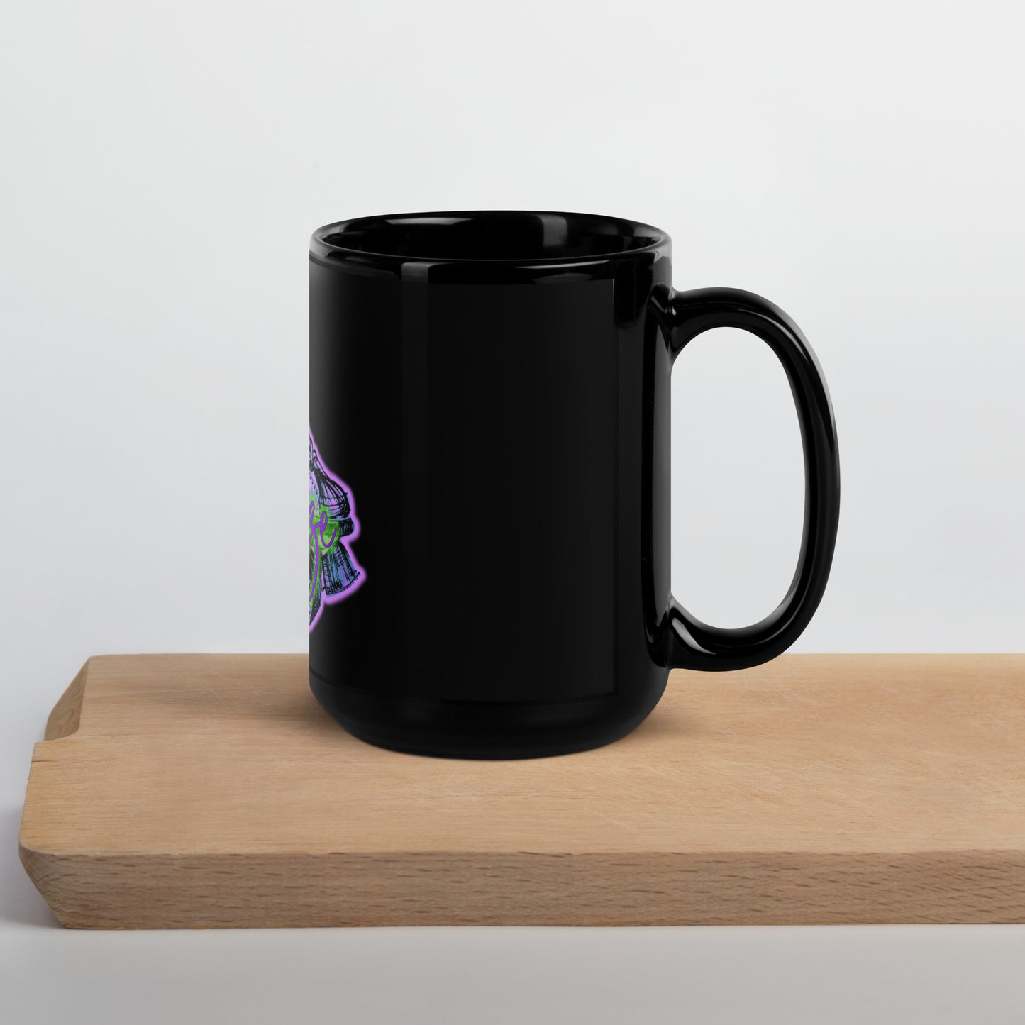 Roller Daze Black Glossy Mug