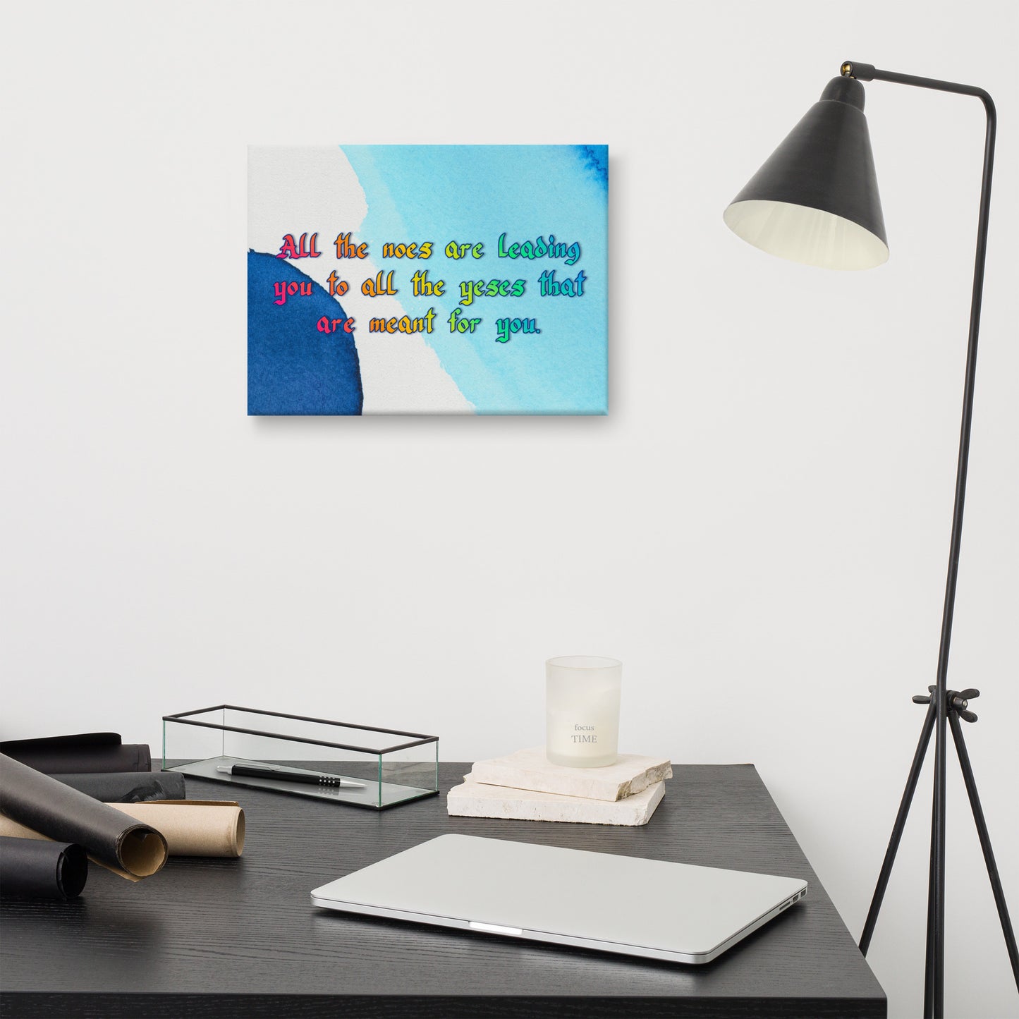 All The Noes Canvas