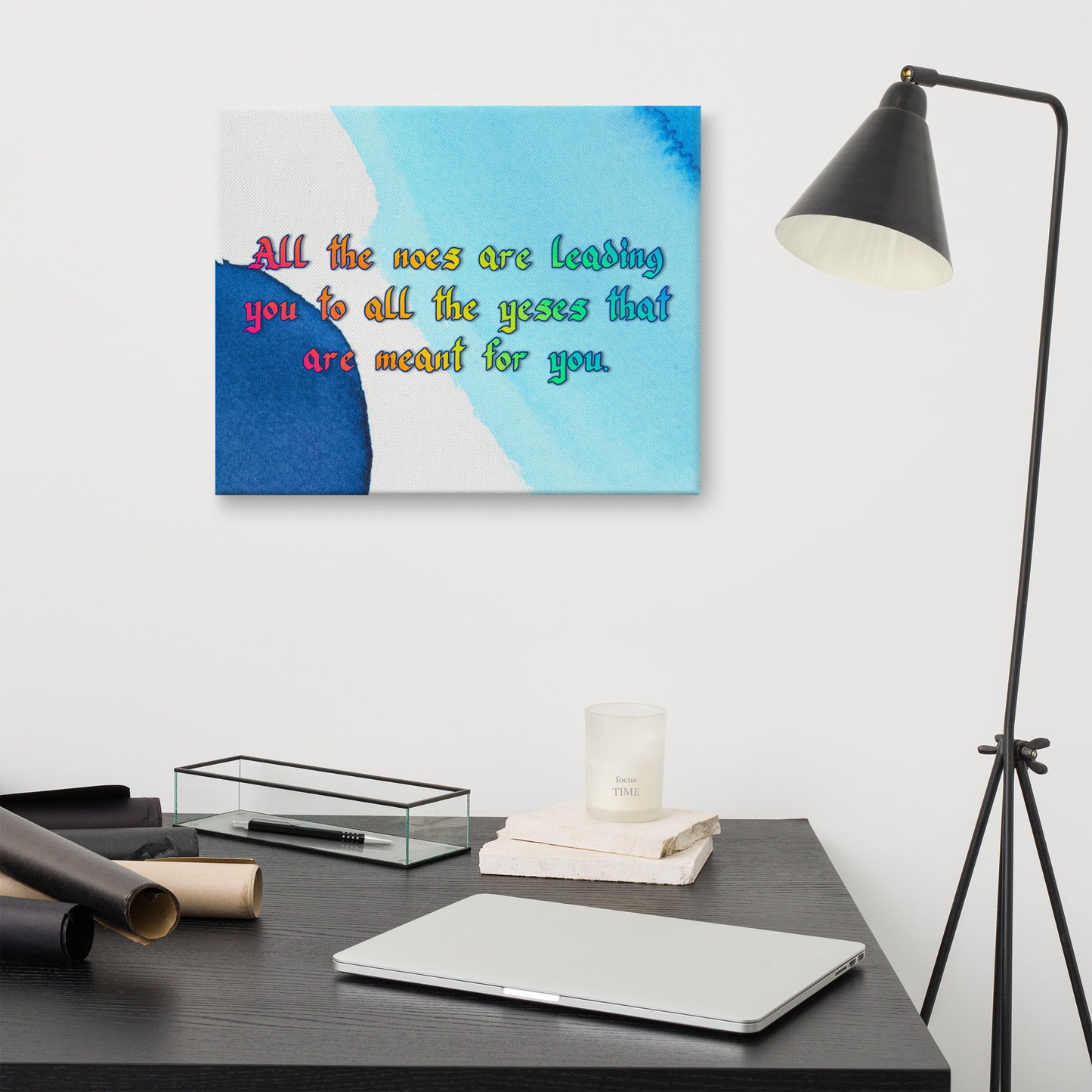 All The Noes Canvas