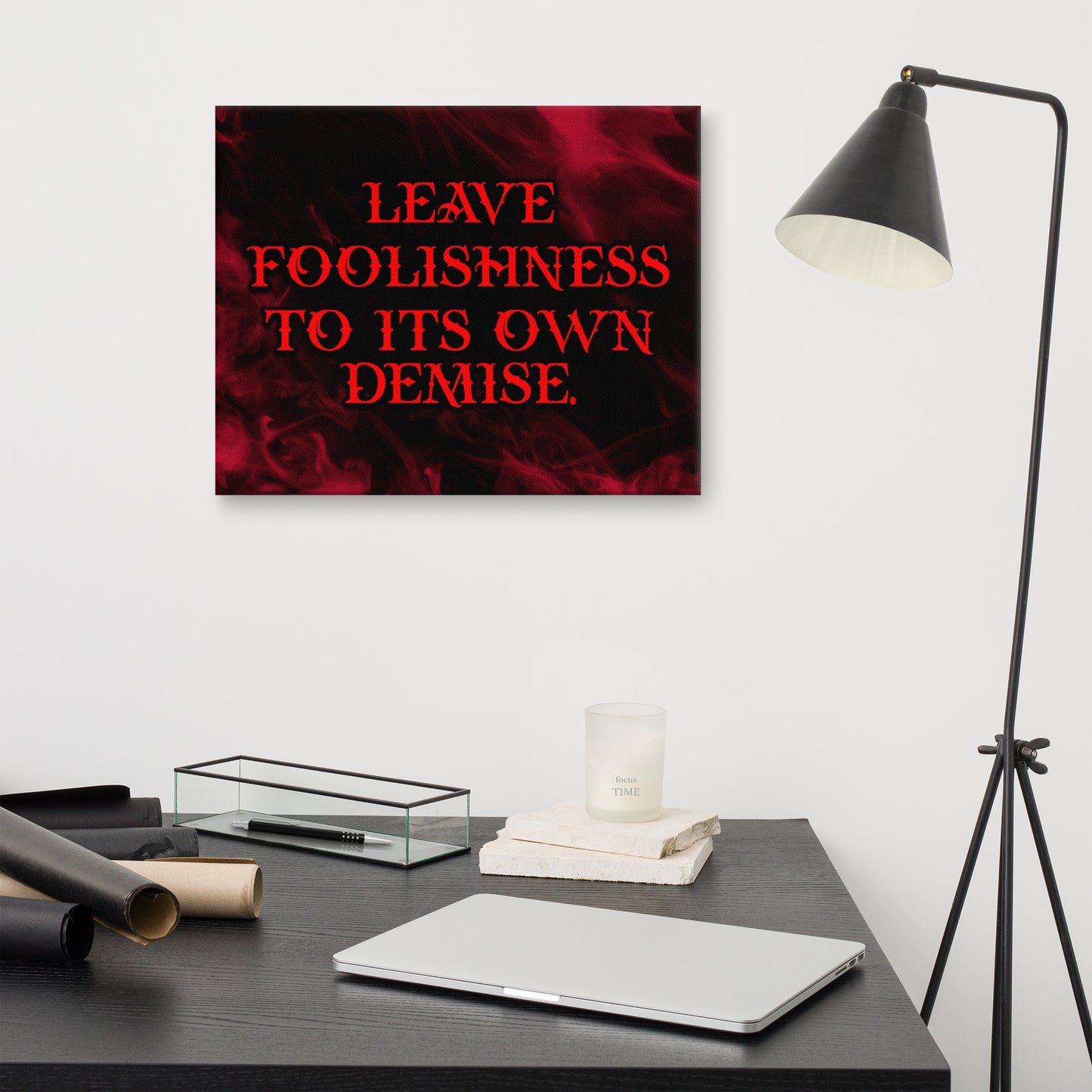 Foolishness Canvas
