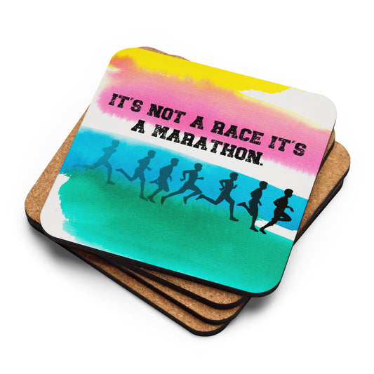 Marathon Cork-back Coaster