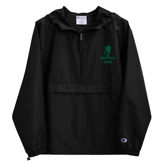 DD Woman #2 (Green) Unisex Embroidered Champion Packable Jacket