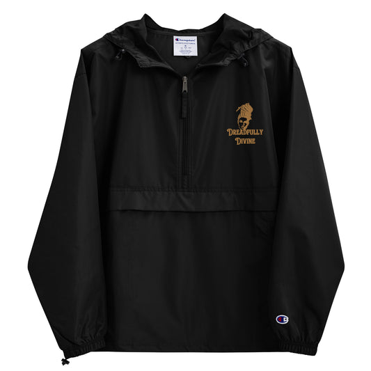 DD Woman #2 (Gold) Unisex Embroidered Champion Packable Jacket