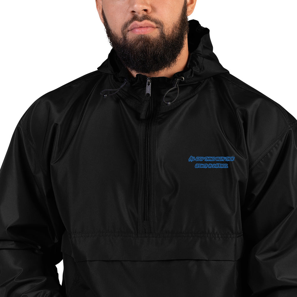 In Darkness Embroidered Champion Packable Jacket