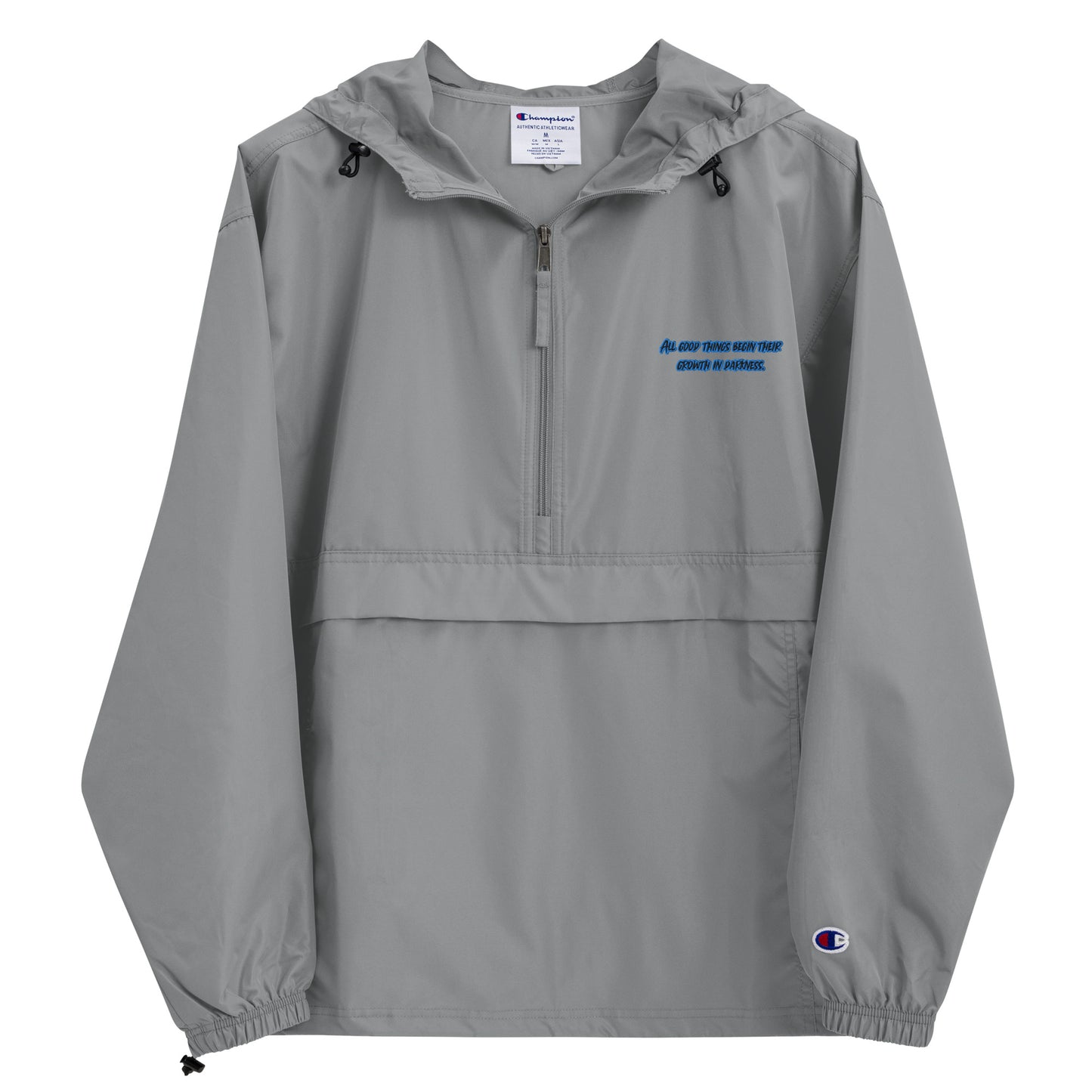 In Darkness Embroidered Champion Packable Jacket