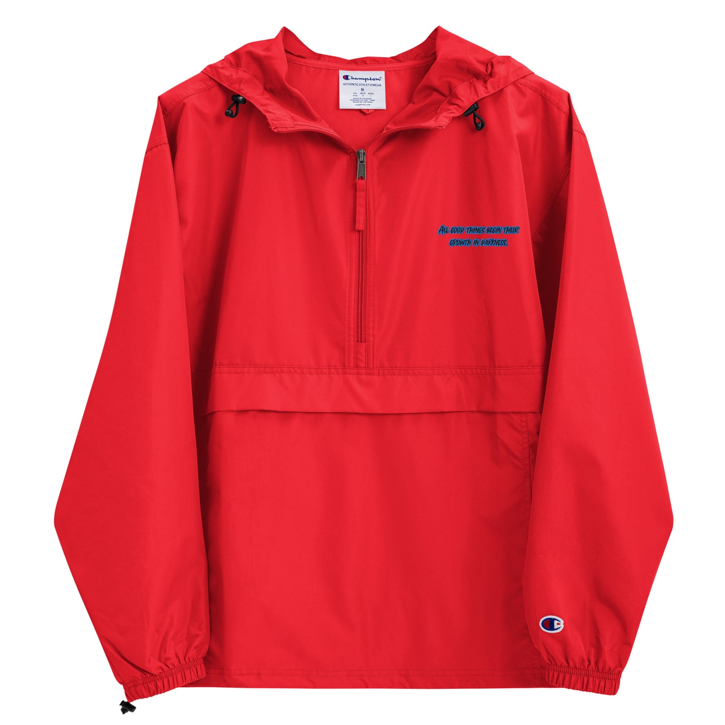 In Darkness Embroidered Champion Packable Jacket