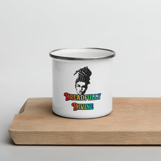 DD Woman #2 (Multi-color) Enamel Mug