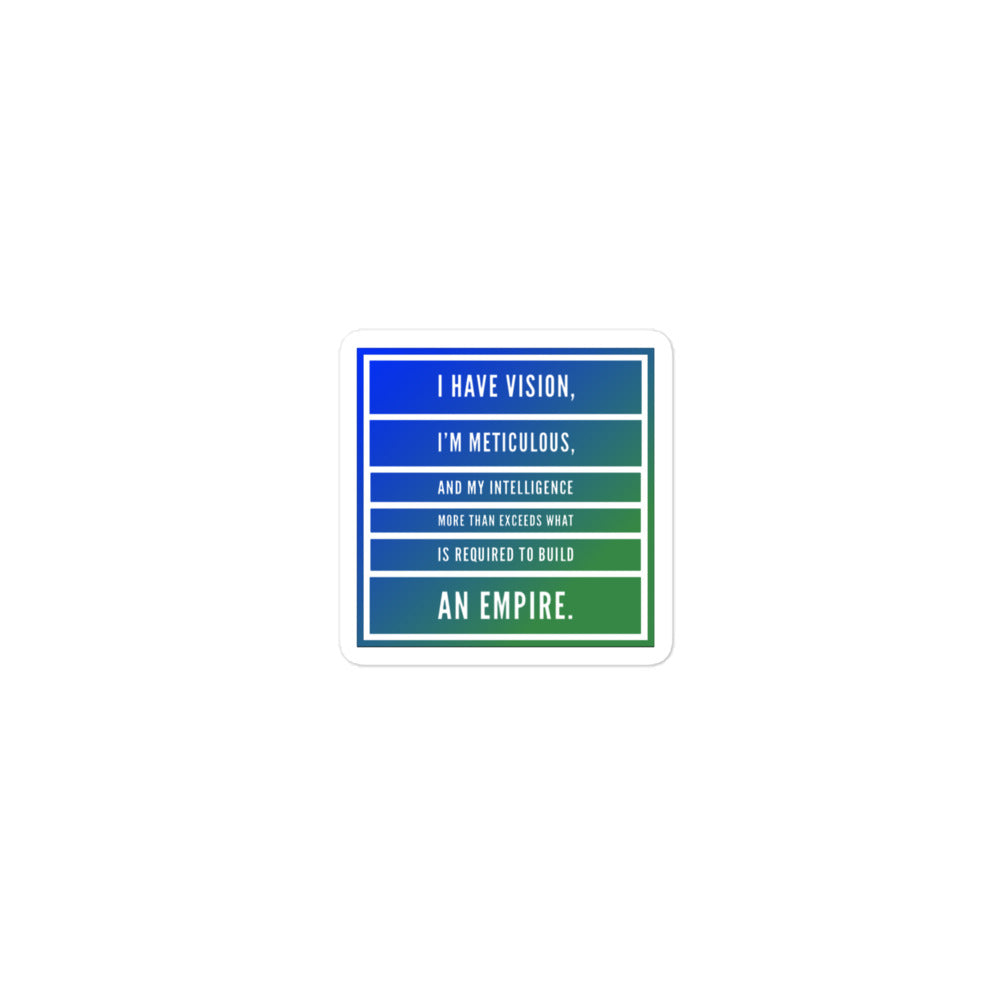 An Empire #1 Bubble-free Stickers