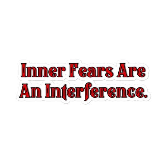 Inner Fears Bubble-free Stickers