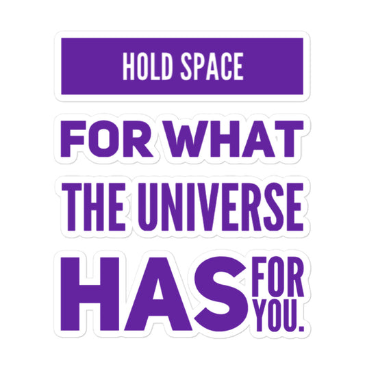 Hold Space #2 Bubble-free Stickers