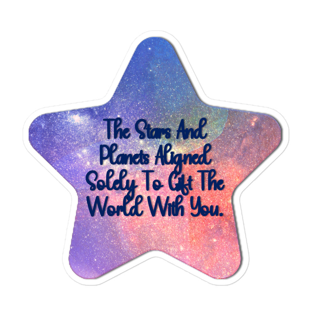 Stars & Planets Bubble-free Stickers