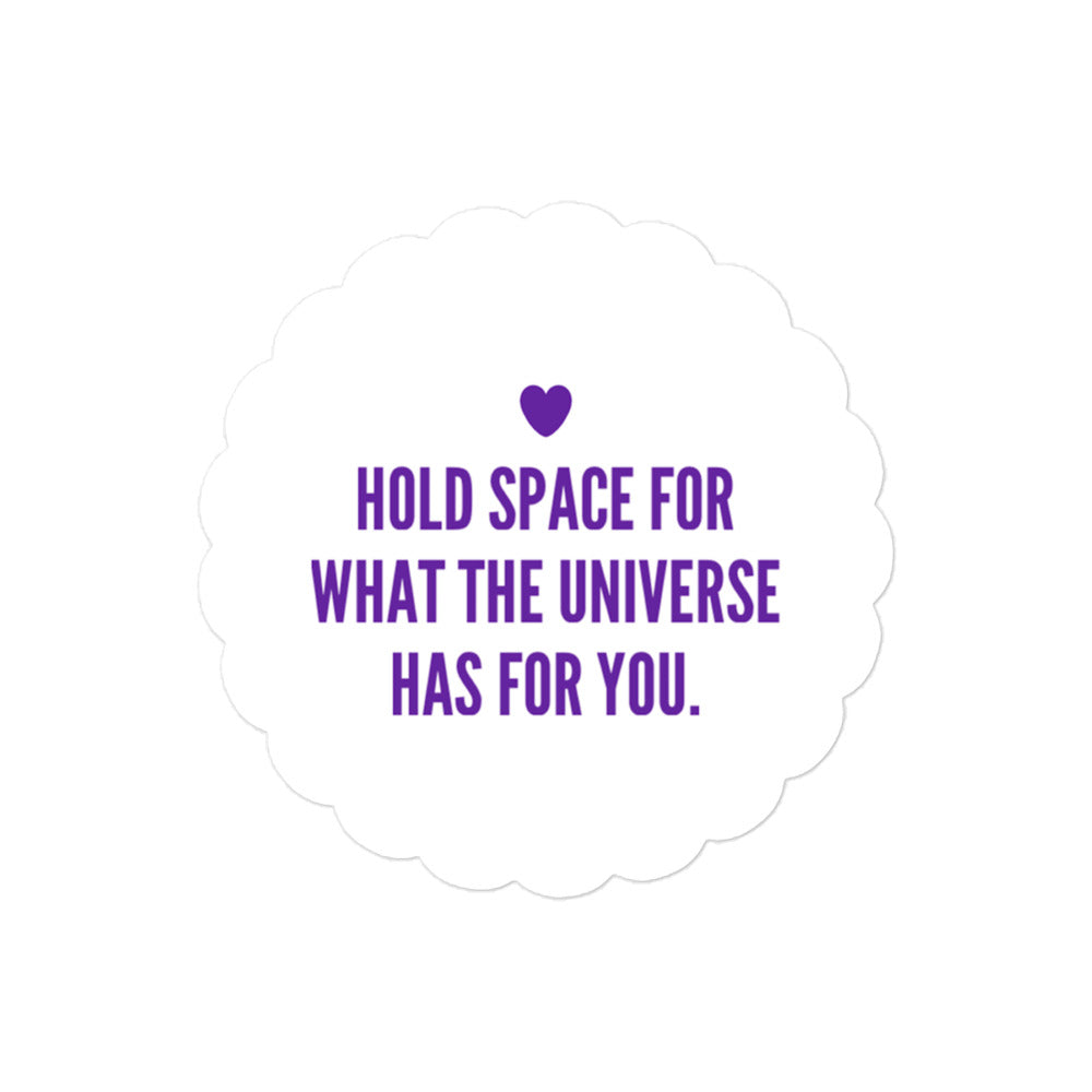 Hold Space #3 Bubble-free Stickers