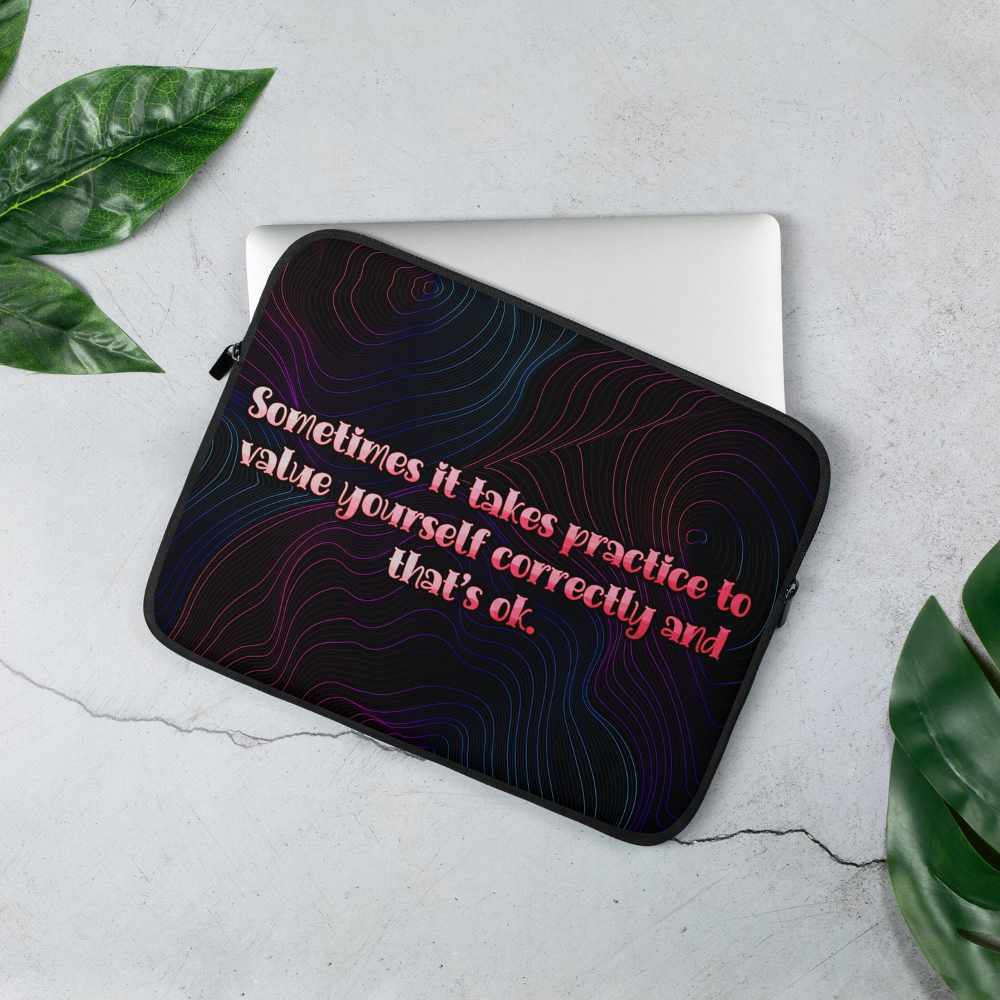 It Takes Practice Laptop Sleeve