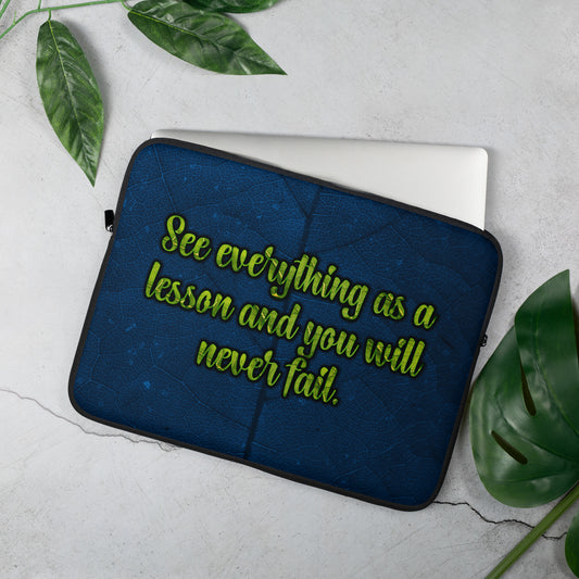 A Lesson #1 Laptop Sleeve