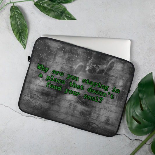 Feed Your Soul Laptop Sleeve