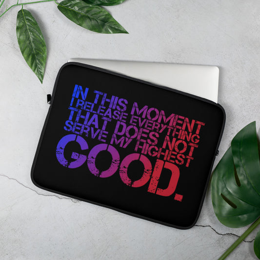 Release Everything Laptop Sleeve