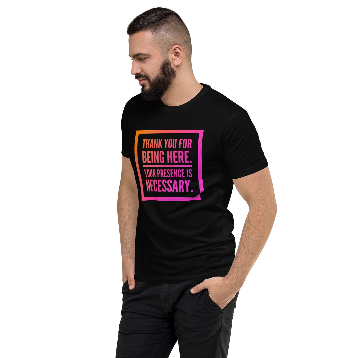 Necessary Presence Men's Fitted Short Sleeve T-shirt