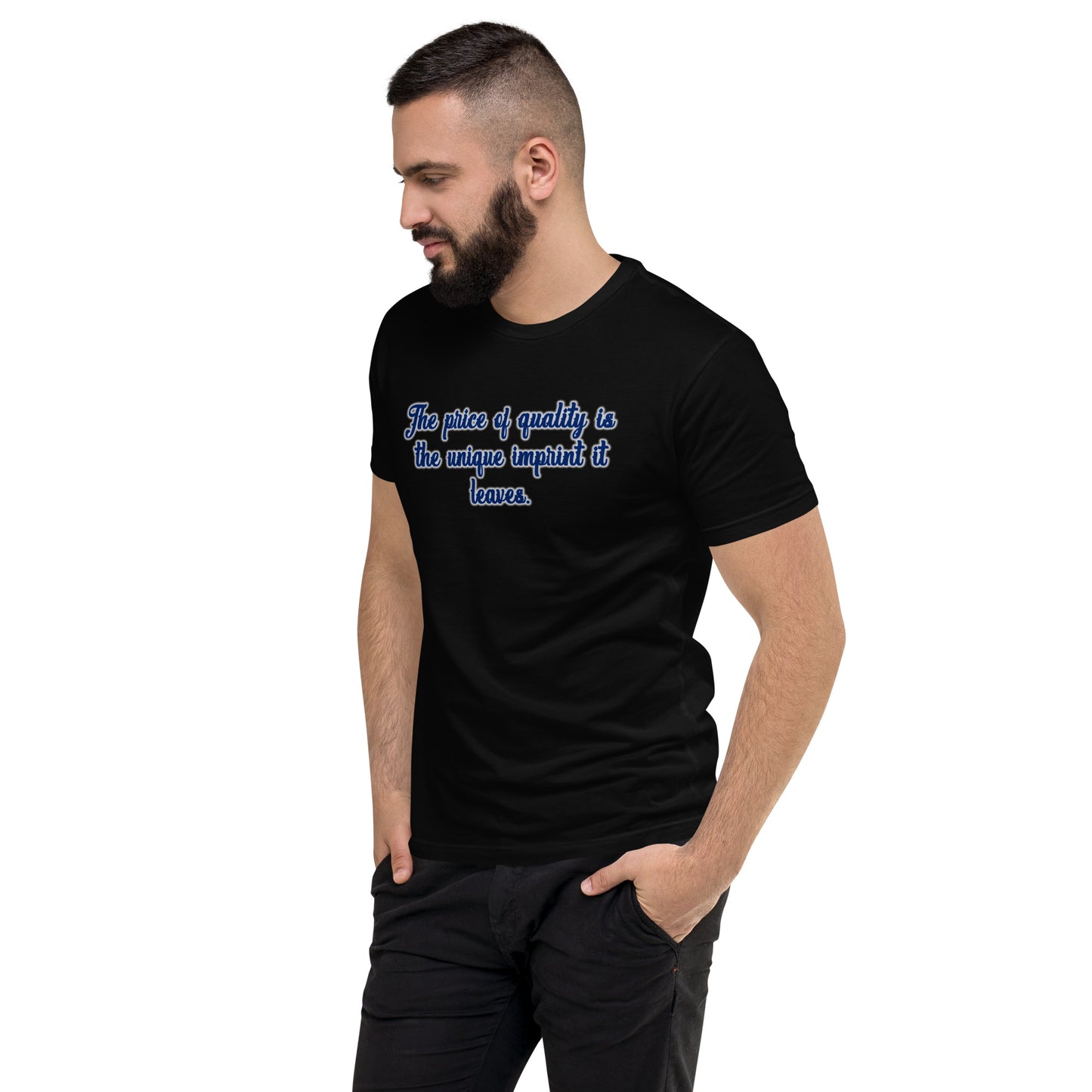 Price of Quality Men's Fitted Short Sleeve T-shirt