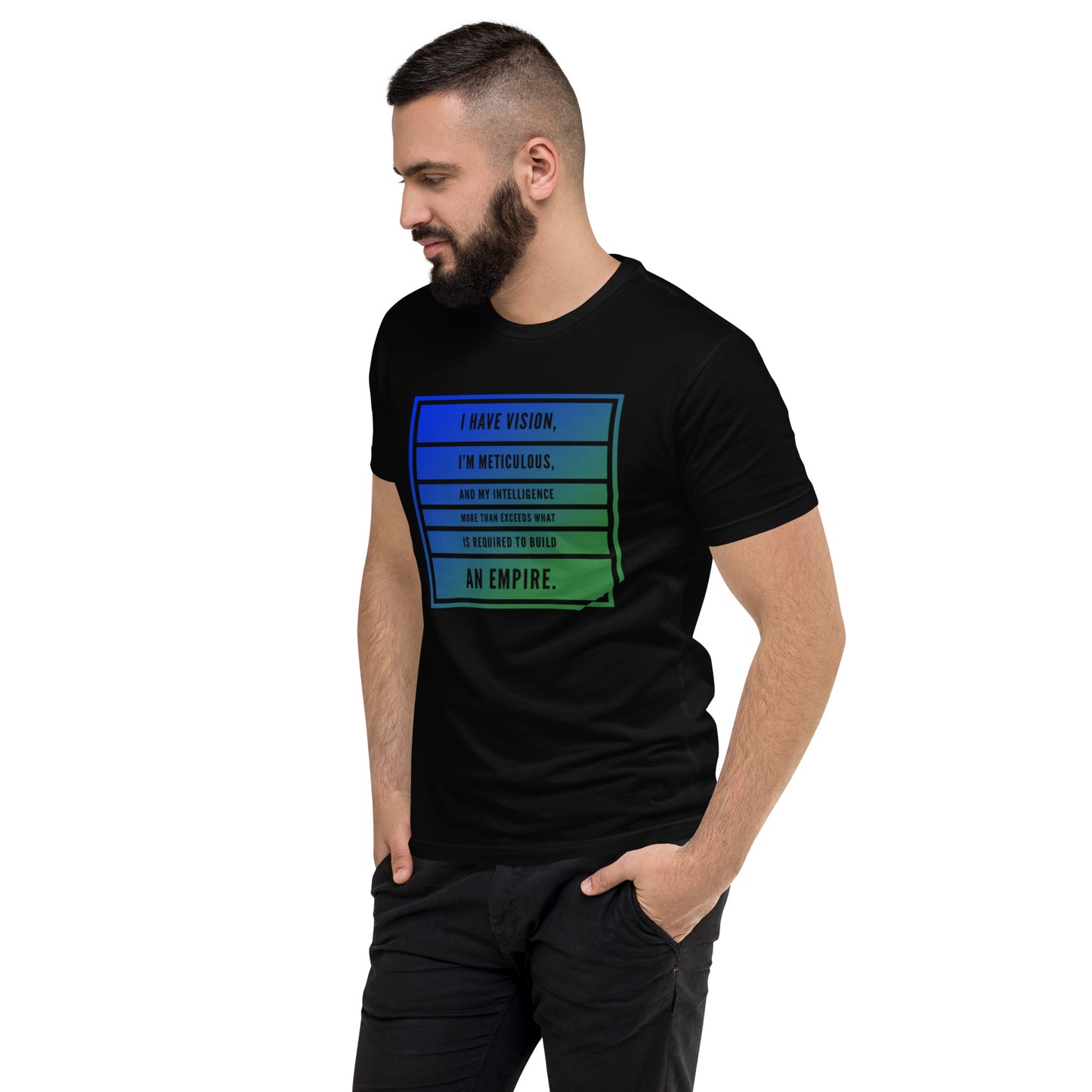 An Empire #1 Men's Fitted Short Sleeve T-shirt