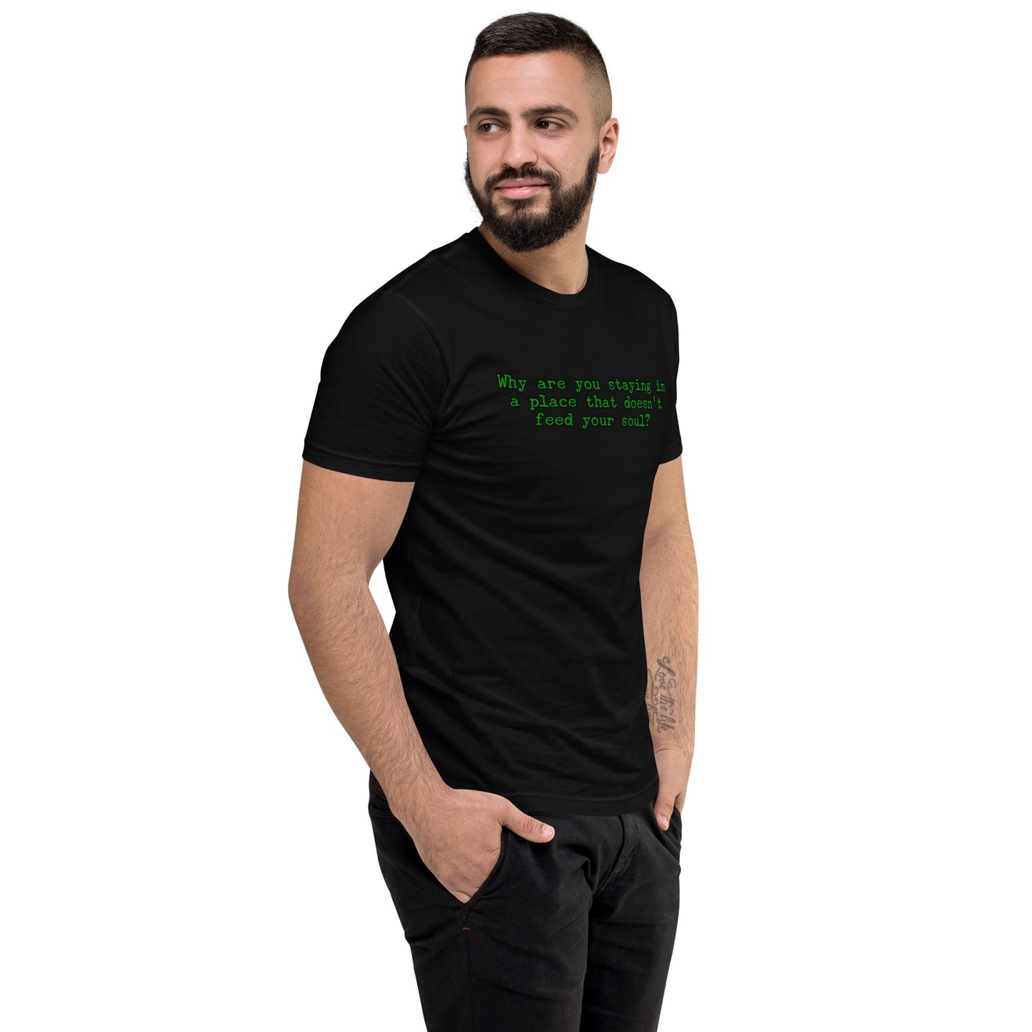 Feed Your Soul Men's Fitted Short Sleeve T-shirt