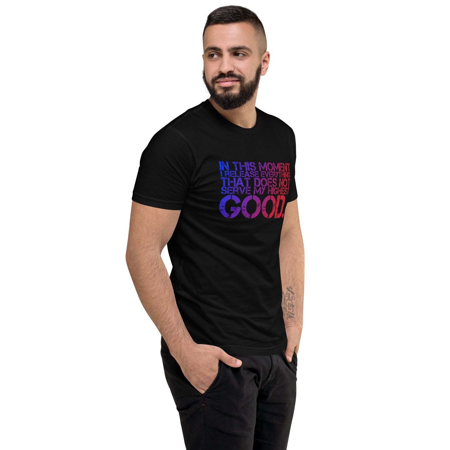 Release Everything Men's Fitted Short Sleeve T-shirt