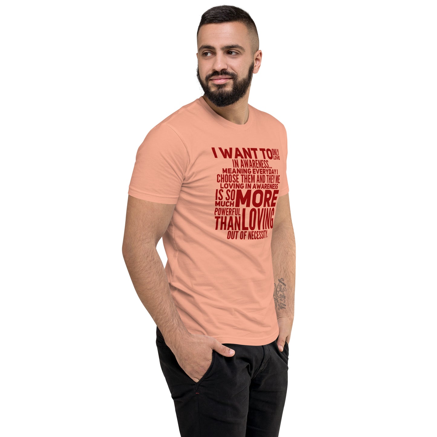 More Powerful Men's Fitted Short Sleeve T-shirt