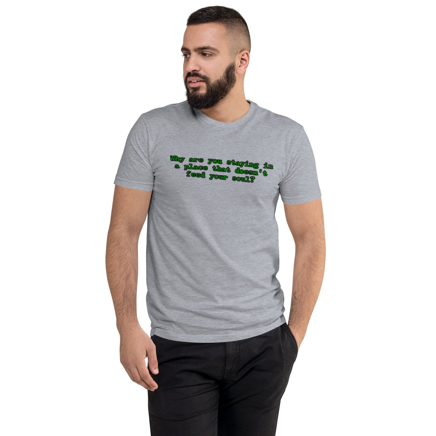 Feed Your Soul Men's Fitted Short Sleeve T-shirt