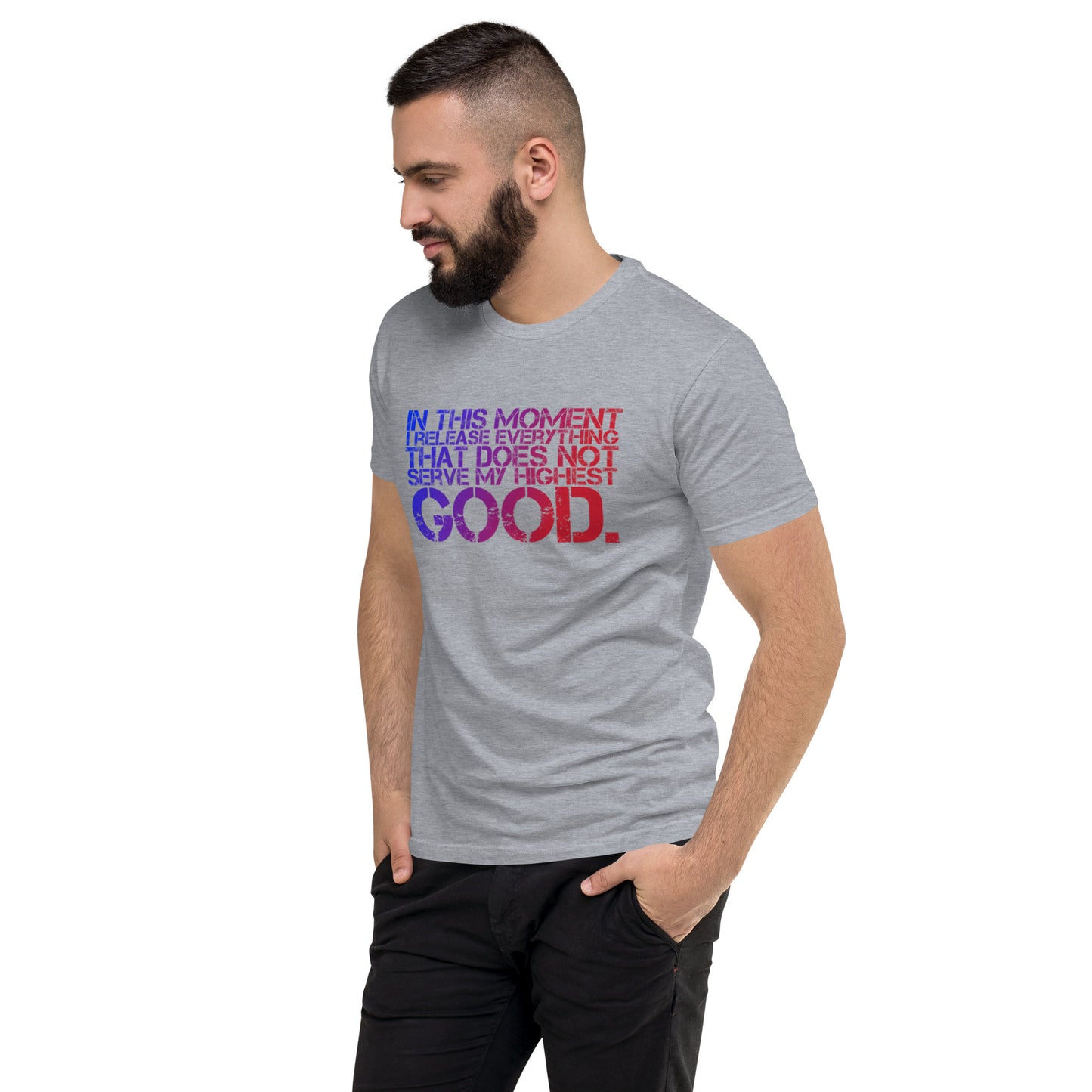 Release Everything Men's Fitted Short Sleeve T-shirt