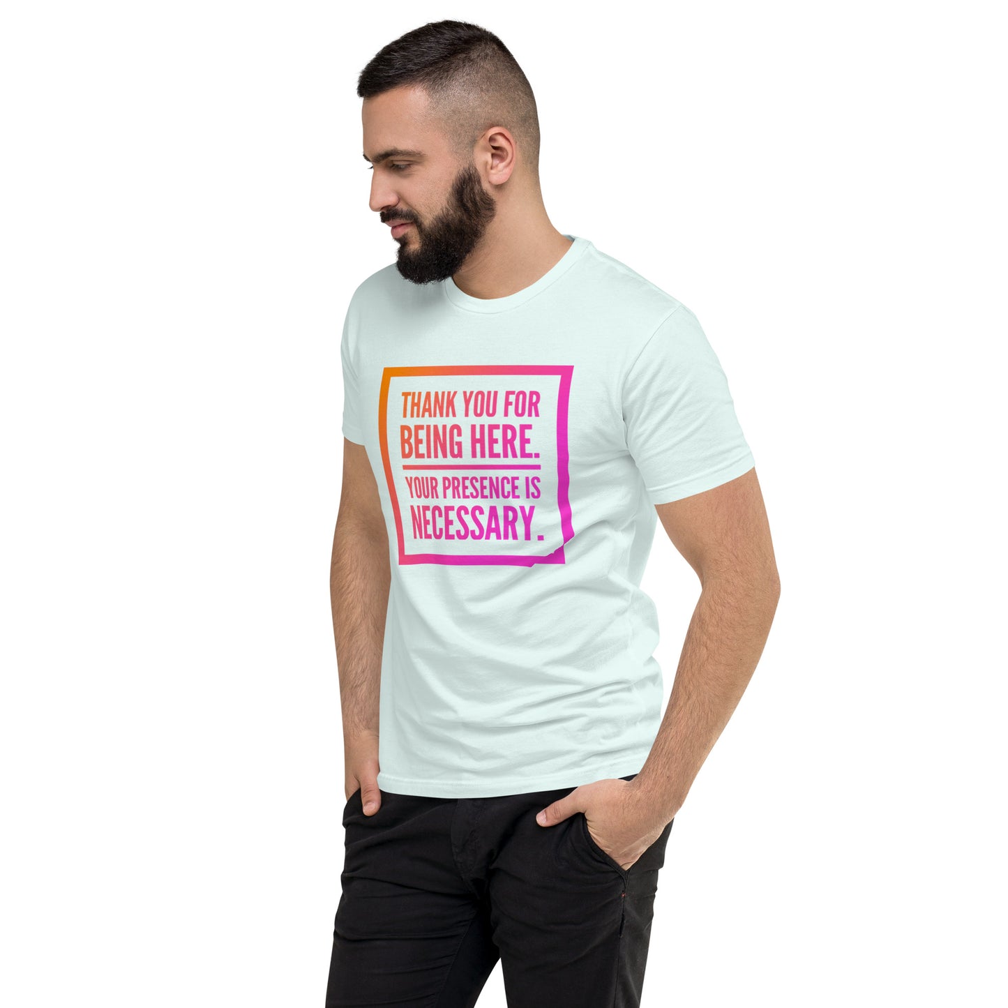 Necessary Presence Men's Fitted Short Sleeve T-shirt