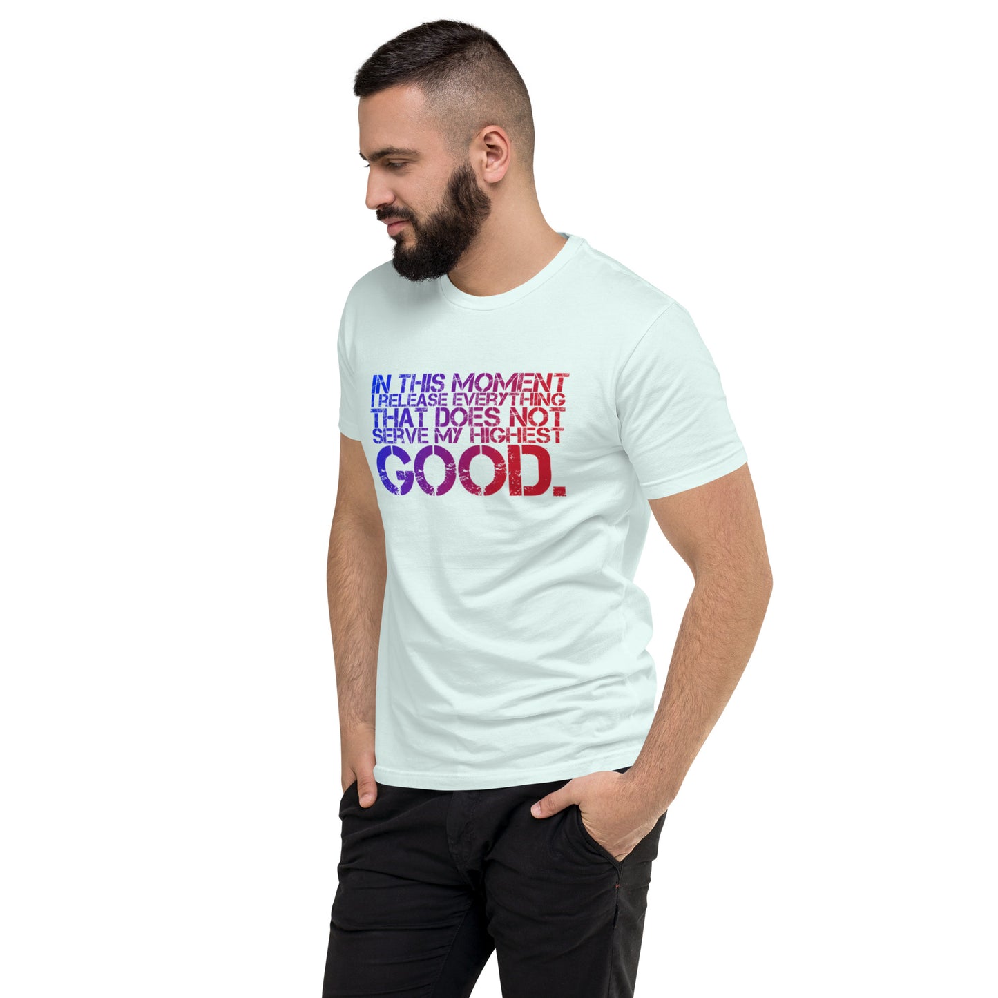 Release Everything Men's Fitted Short Sleeve T-shirt