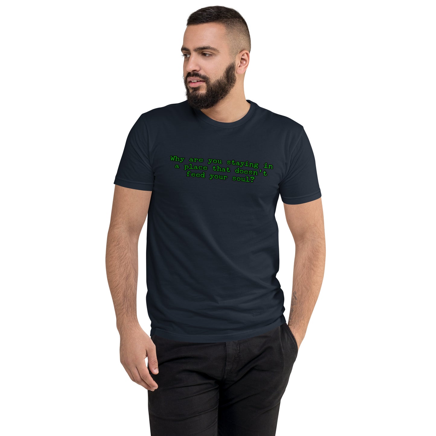 Feed Your Soul Men's Fitted Short Sleeve T-shirt