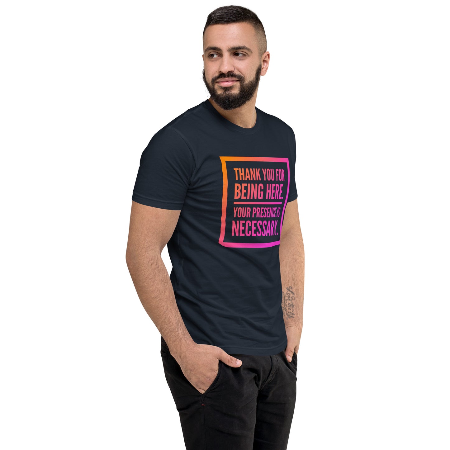 Necessary Presence Men's Fitted Short Sleeve T-shirt
