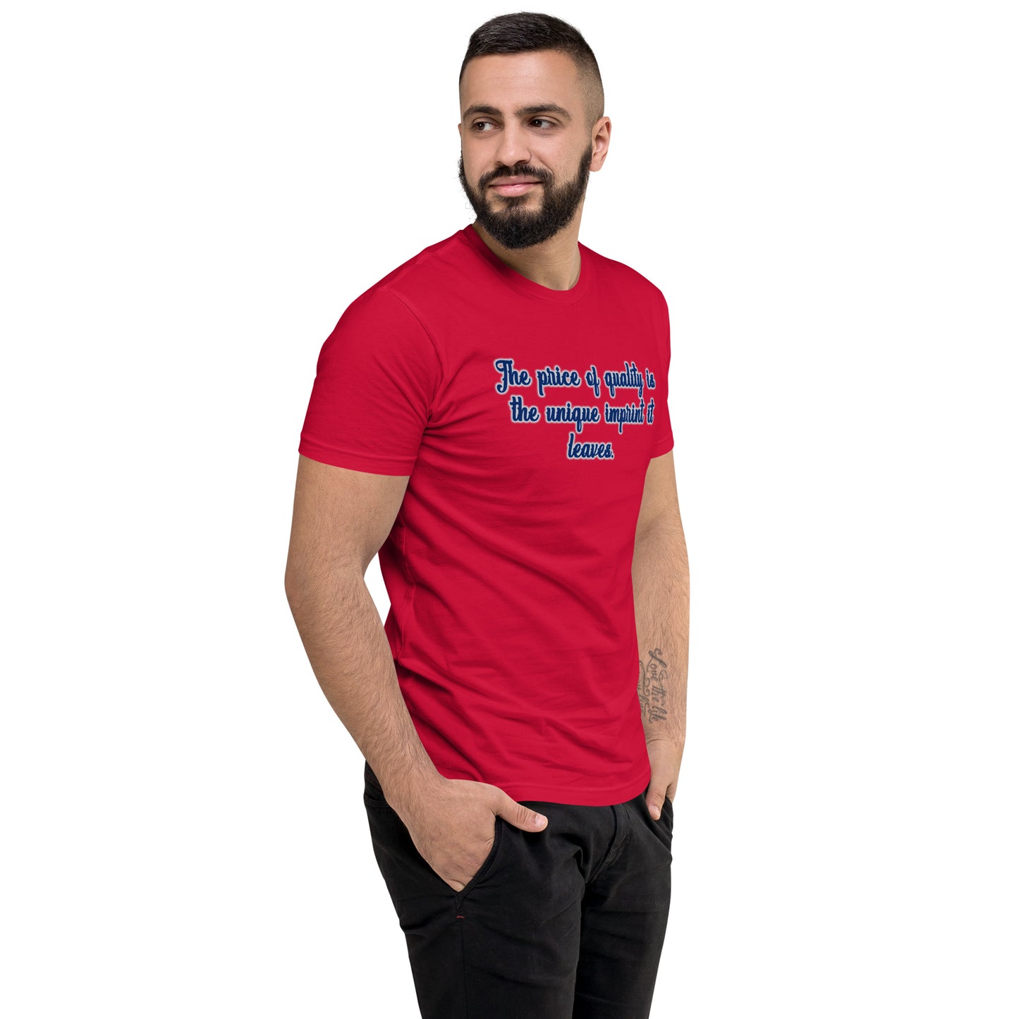 Price of Quality Men's Fitted Short Sleeve T-shirt
