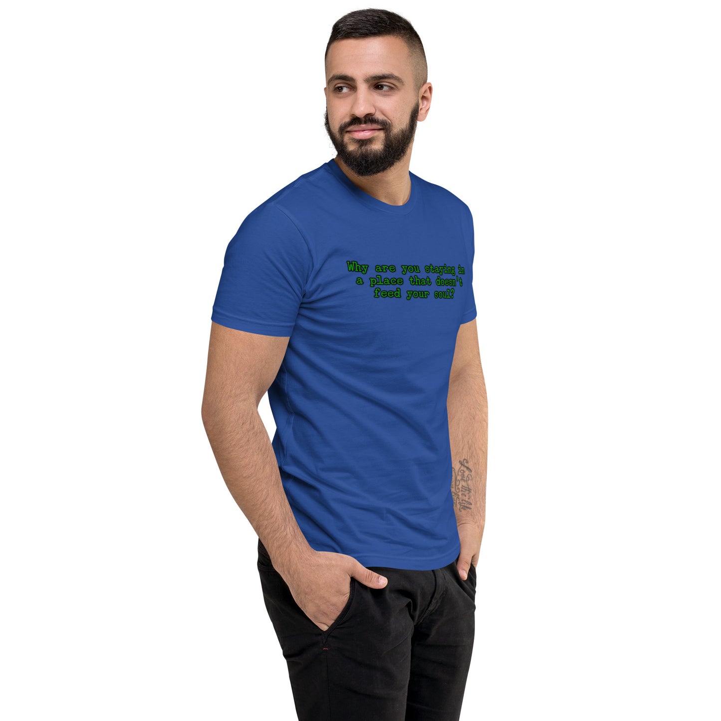 Feed Your Soul Men's Fitted Short Sleeve T-shirt