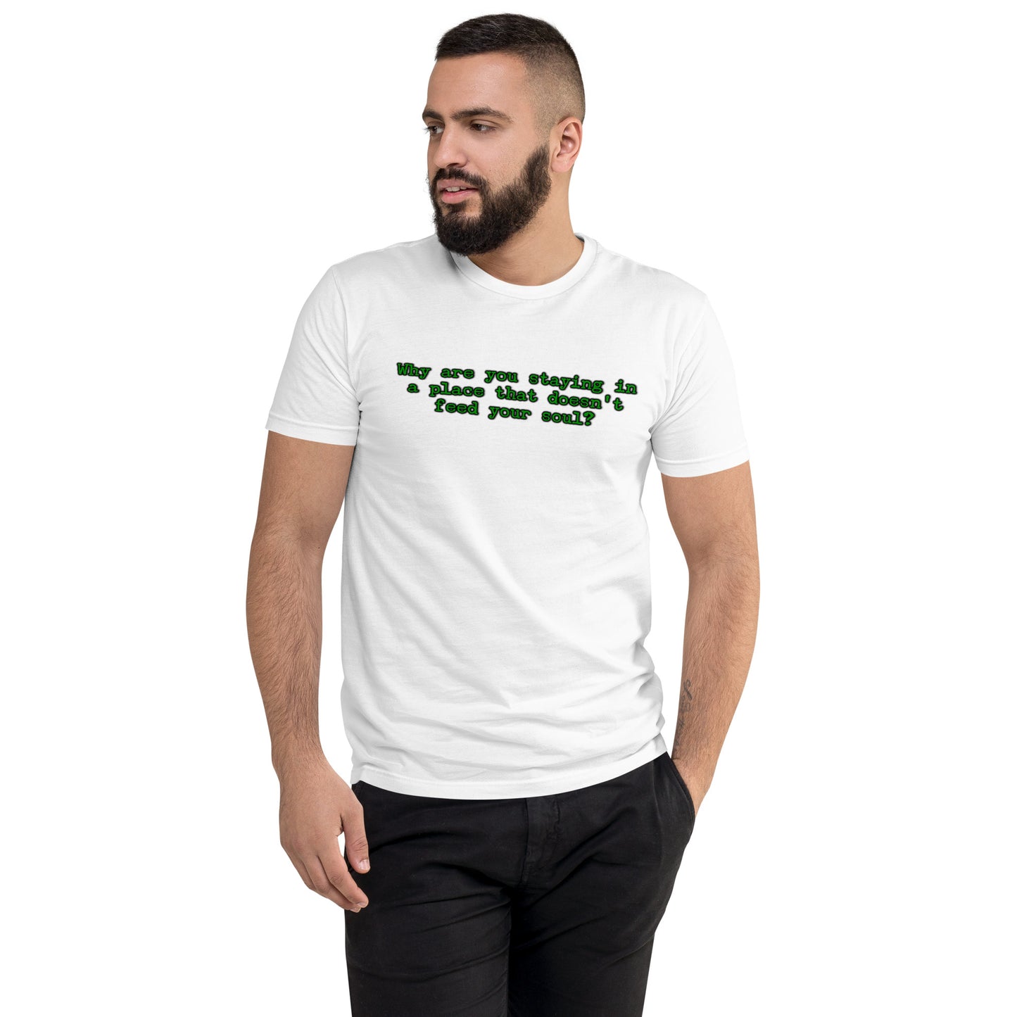 Feed Your Soul Men's Fitted Short Sleeve T-shirt
