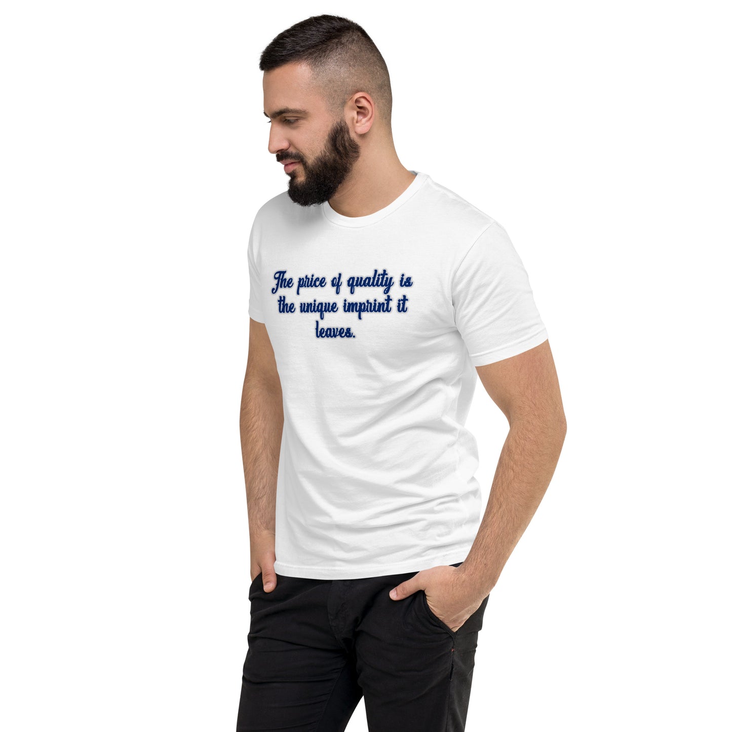 Price of Quality Men's Fitted Short Sleeve T-shirt