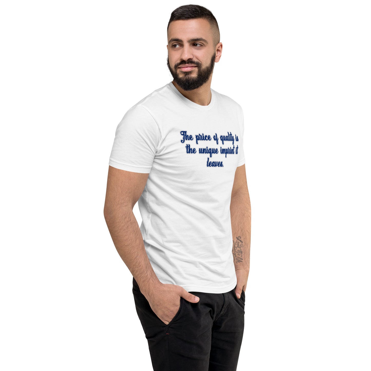 Price of Quality Men's Fitted Short Sleeve T-shirt