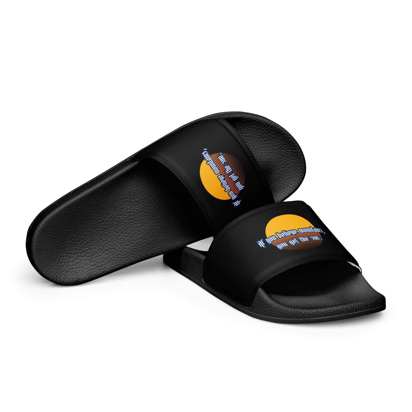 Believe Mountains Men’s Slides