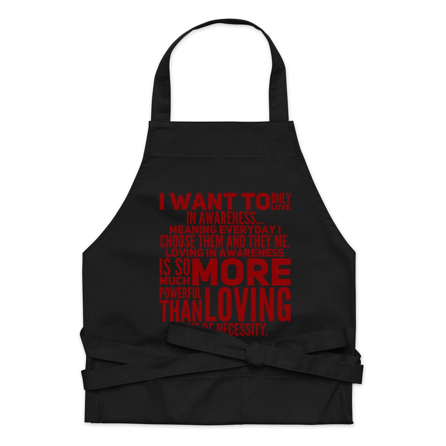 More Powerful Organic Cotton Apron