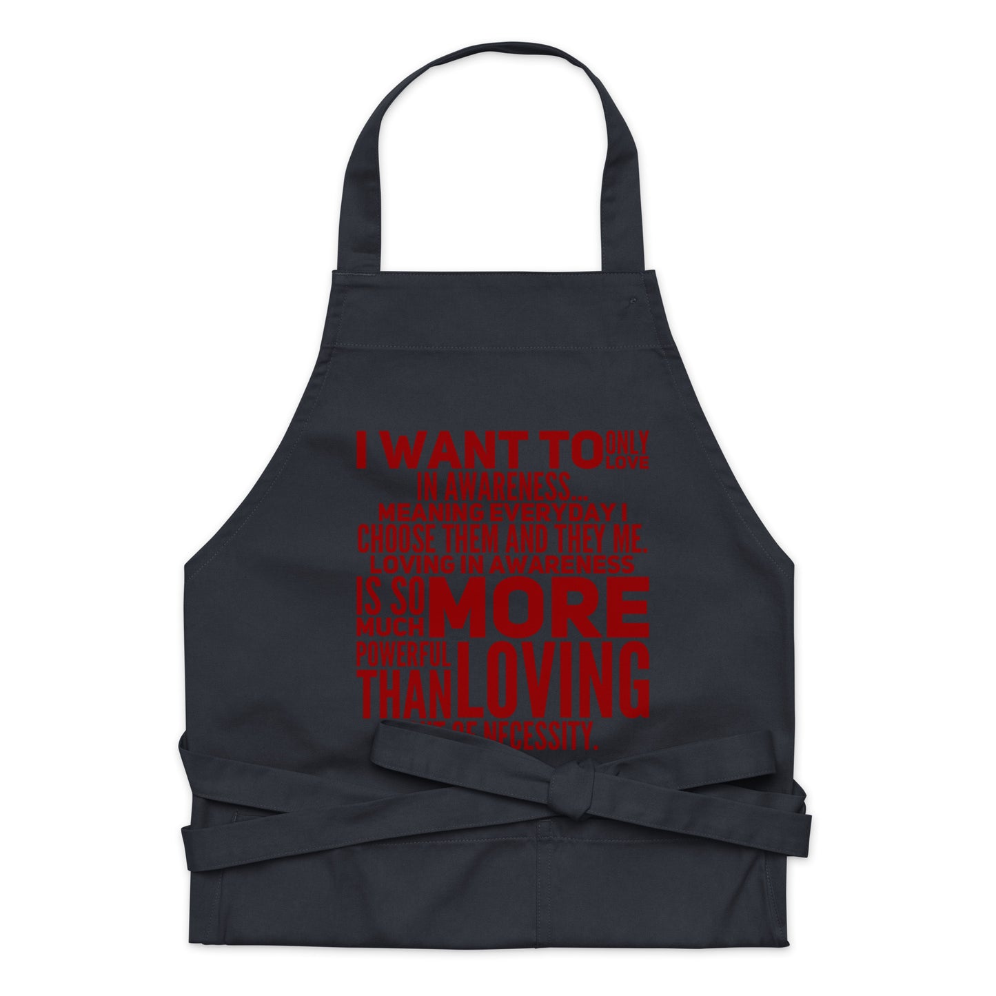 More Powerful Organic Cotton Apron