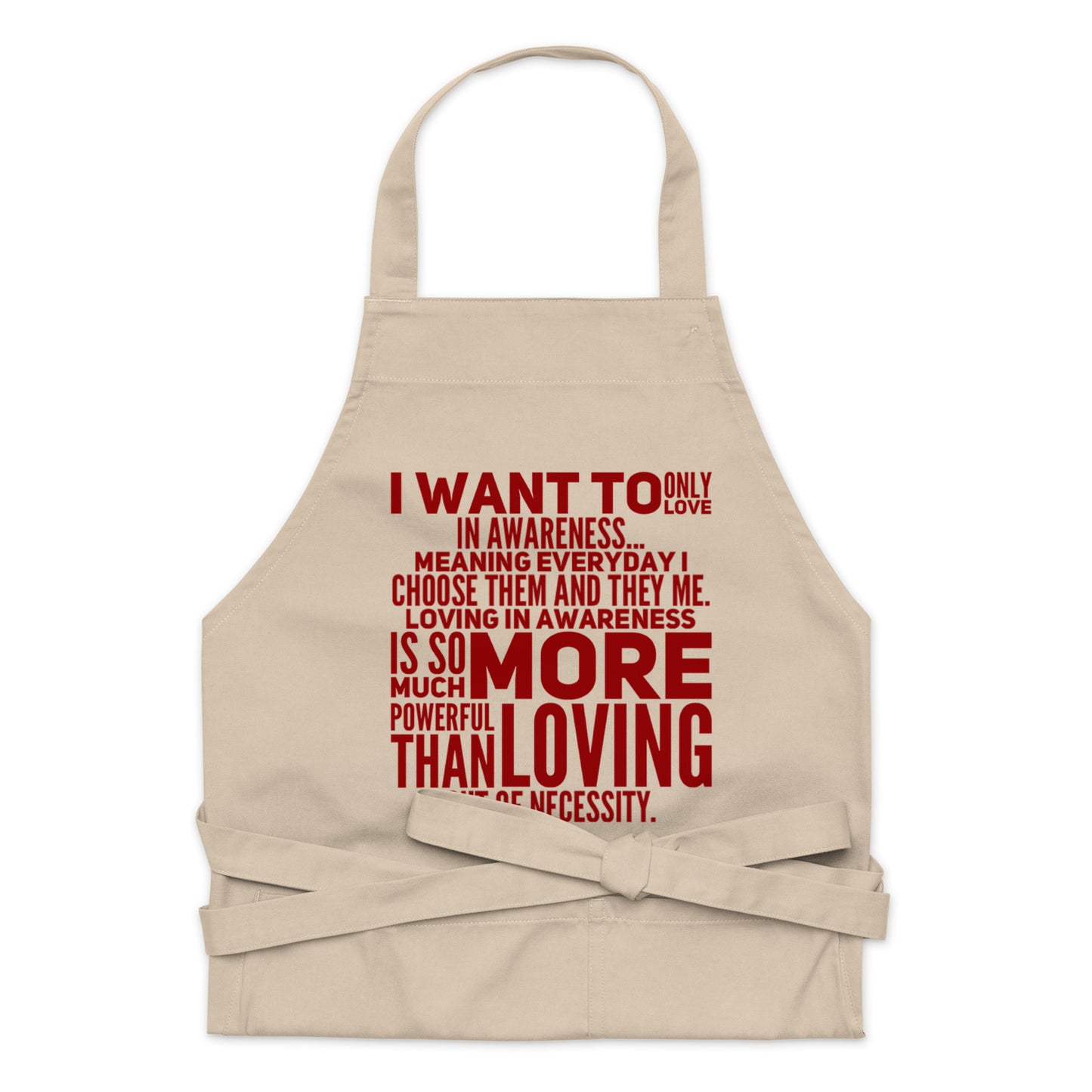 More Powerful Organic Cotton Apron