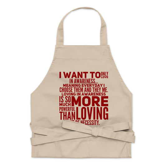 More Powerful Organic Cotton Apron