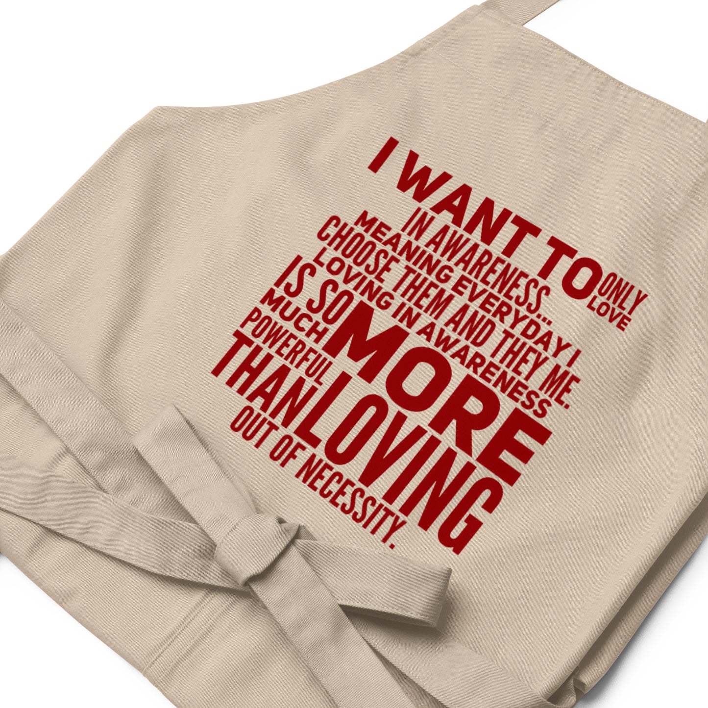 More Powerful Organic Cotton Apron