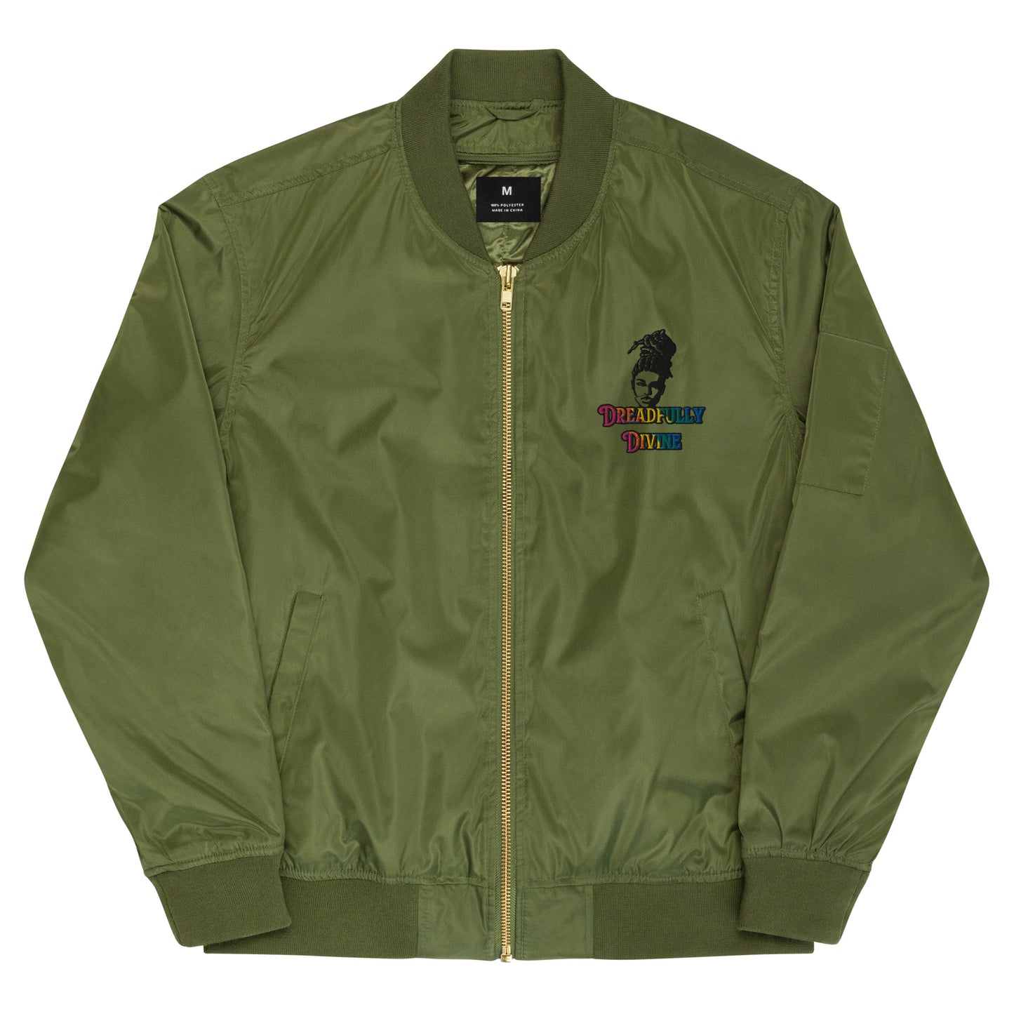 DD Woman #2 (Multi-color) Unisex Premium Recycled Bomber Jacket