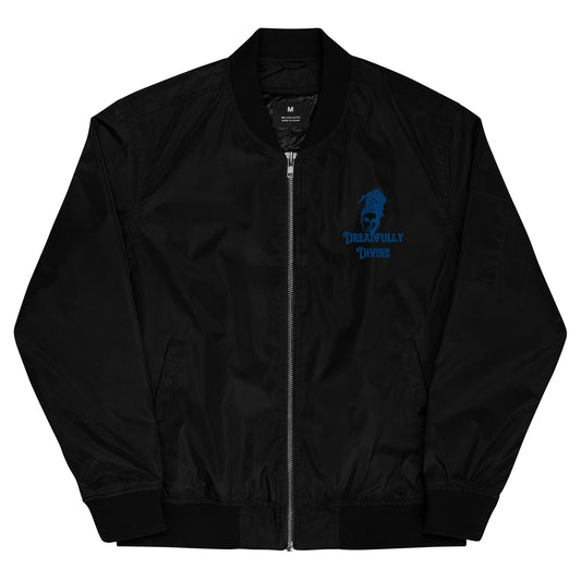 DD Woman #2 (Blue) Unisex Premium Recycled Bomber Jacket