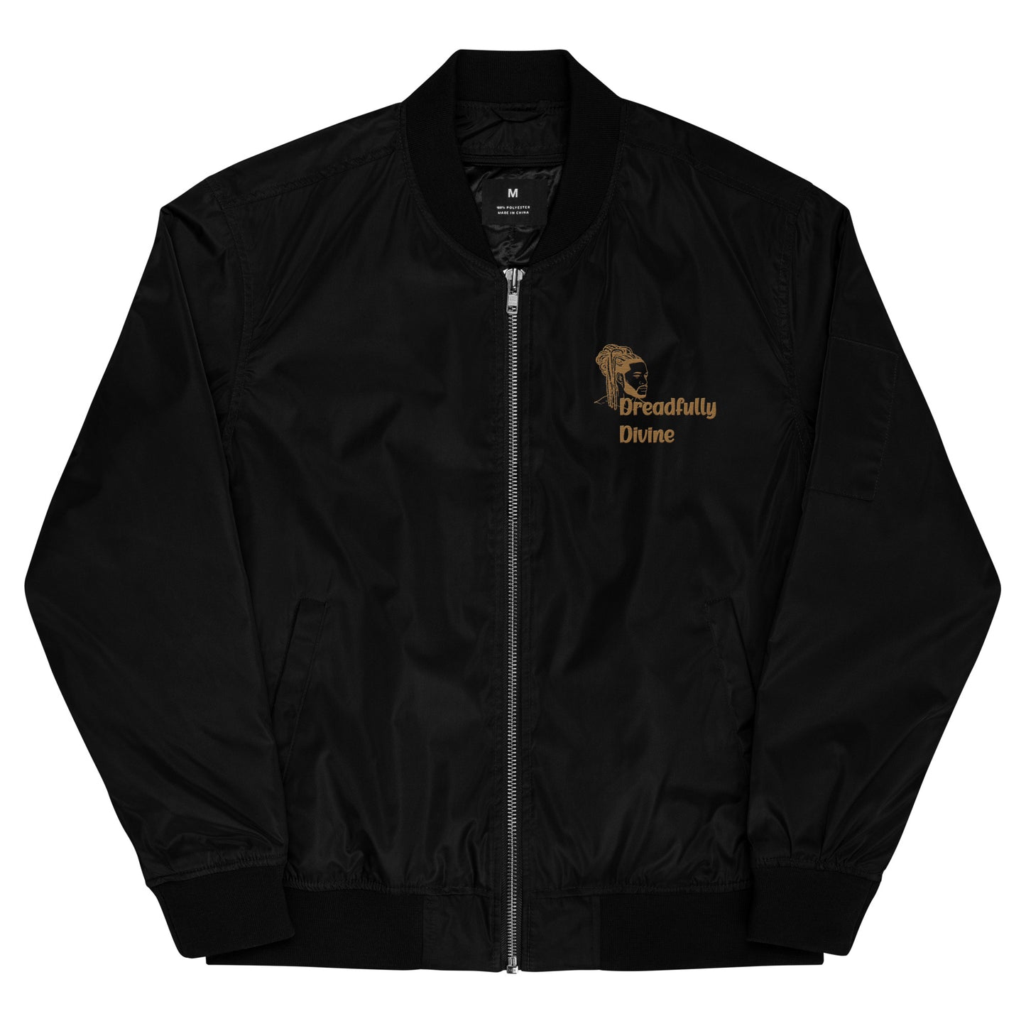 DD Man (Gold) Premium Recycled Bomber Jacket