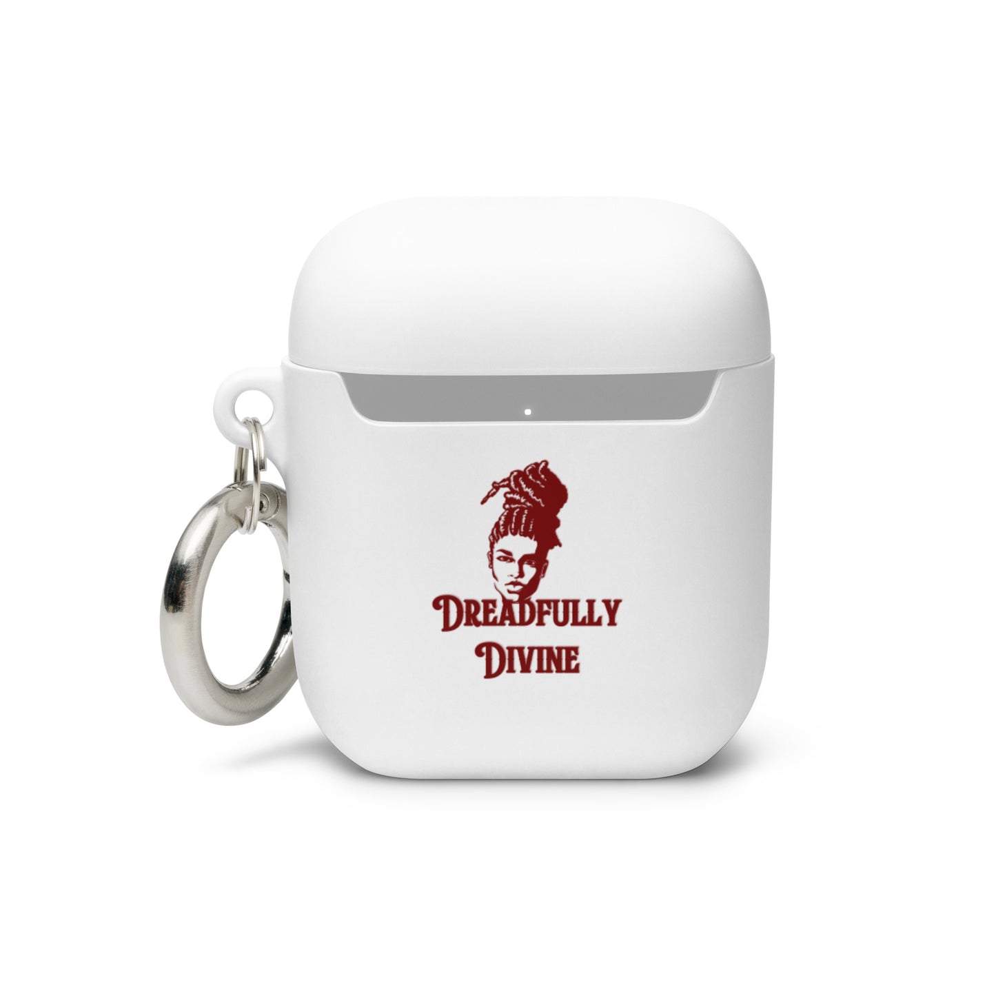 DD Woman #2 (Maroon) Rubber Case for AirPods®