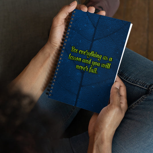 A Lesson #1 Spiral Notebook