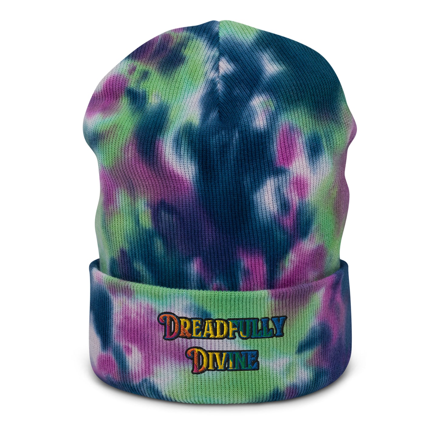 DD Logo (Multi-color) Tie-dye Beanie