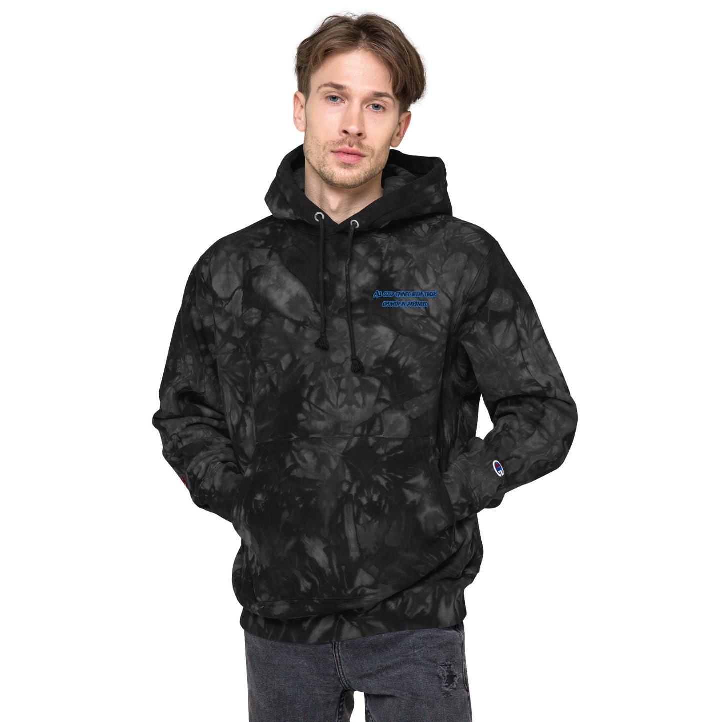 In Darkness Unisex Champion Tie-dye Hoodie